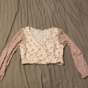 Floral crop top